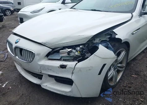 2013 BMW 650I Gran Coupe из США, поврежденный, VIN WBA6B2C50DD128385